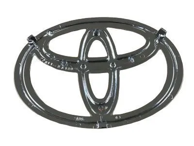  Toyota Camry 2003 2004 2005 2006 Front Grill Logo Replacement (Chrome) — view 2